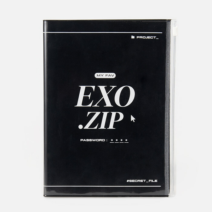 EXO SMTOWN STORE OFFICIAL GOODS ZIPPER NOTE NEW | eBay