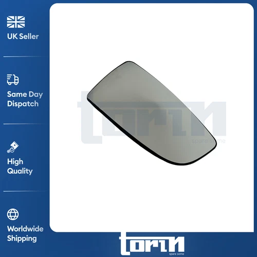 FOR FORD TRANSIT MK8 LOWER DOOR WING MIRROR GLASS RIGHT WITH BACK PLATE 1823988
