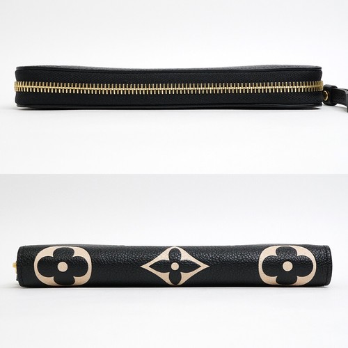Portafoglio lungo Louis Vuitton monogramma impronte zippy bicolore M80481 wa001970 - Foto 7 di 10