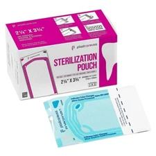 plastcareusa Self Seal Sterilization Pouch, 2.25" x 3.75", 200/Box