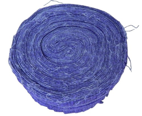 20 pc. 2.5 inch Crosshatch Purple Jelly Roll 100% cotton fabric quilting strips - Picture 2 of 2