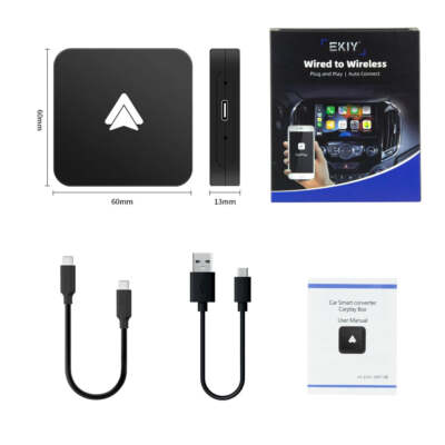EKIY A2 Wired to Wireless Android Auto Adapter For Wired Android Auto Cars