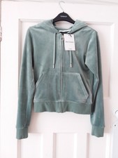 Bnwt Juicy Couture Chinois Green Velvet Tracksuit Jacket Xs ***********fenwick