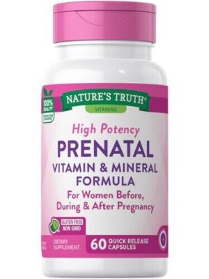 SM Natures Truth Prenatal Vitamin Mineral Formula - 60ct
