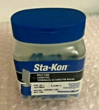 New! Sta-Kon Male Tabs  14RBD-187 Qty100 