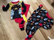 NWT LEGO STAR WARS Pajama's 2 PAIR Size 4 Boy 100 Cotton