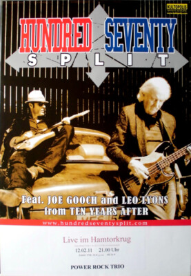 HUNDRED SEVENTY SPILT - 2011 - TEN YEARS AFTER - In Concert - Poster - Neuss
