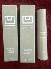 New NIB U Beauty The Super Hydrator Set Of 2 Size 10 ml .33 fl oz Each