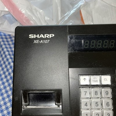 Sharp XE-A107 Cash Register with AC Power and Master Key | eBay