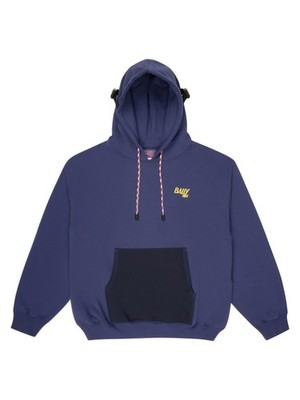 BALLY Unisex Hike 6 Organic Cotton Purple Hooded Sweatshirt MSRP $420 (XL)