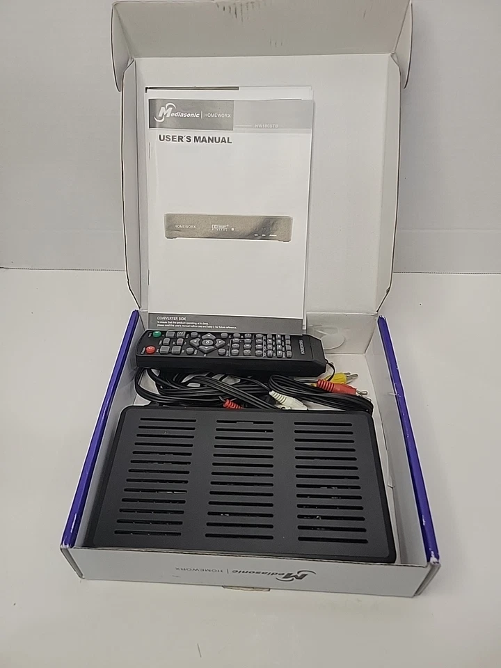 Homeworx HW250STB Digital TV Converter Box Model 1080P HDMI USB Recording - Image 3 of 4