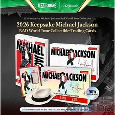 2026 Keepsake Michael Jackson BAD World Tour Collectible Card MJ Youka Award
