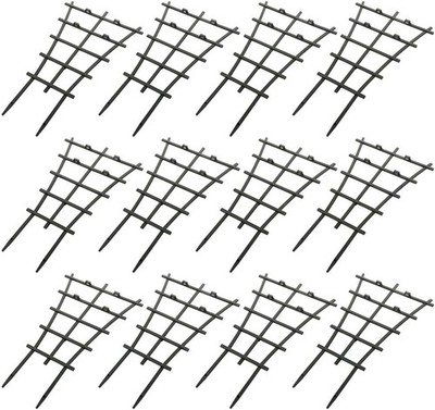 12Pcs Garden DIY Mini Climbing Trellis Plastic Superimposed Potted Plant Support