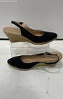 Viscata Womens Palomera Black Adjustable Wedge Heel Slingback Sandals Size 41 — photo 2