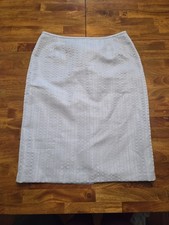 Evan Picone Women's Skirt Suit Seperate Size 12 Light Gray Textured