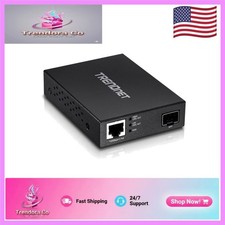 Compact Gigabit PoE PD SFP Fiber Media Converter   100/1000Base-T for Efficiency