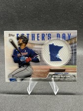 2023 Topps Series 2 - Father's Day Commemorative Team Patches Byron Buxton...