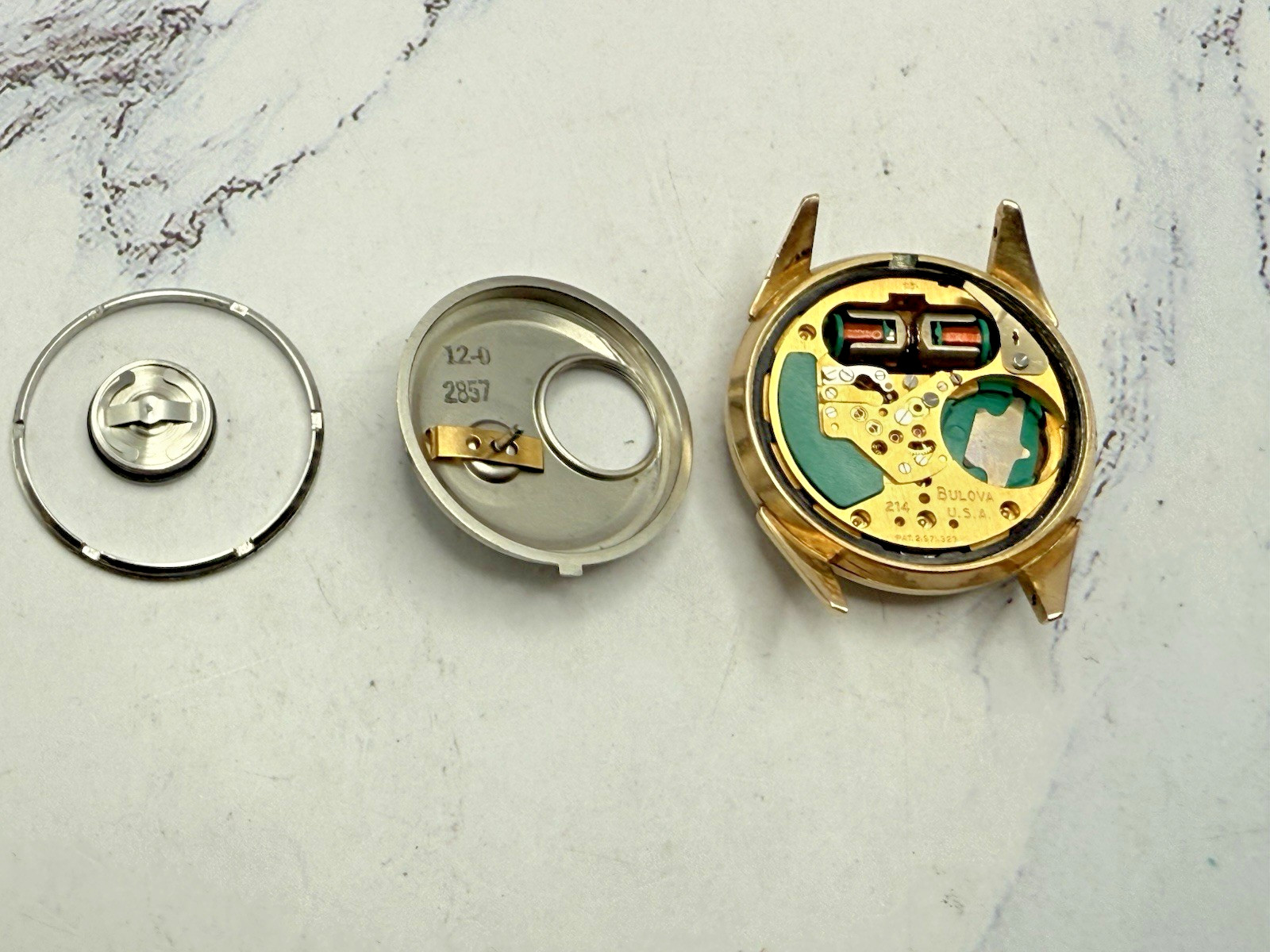 Bulova Accutron 1971 214 Railroad Approved. 10K GF. Serviced!