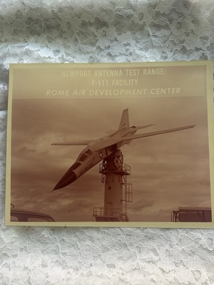 Vintage Real Photo USAF US Air Force Newport Antenna Test Range Rome Air Dev Cen