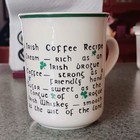 Carrighoun Ireland Pottery Mug/Cup, Irish Coffee Recipe and Prayer. — photo 1