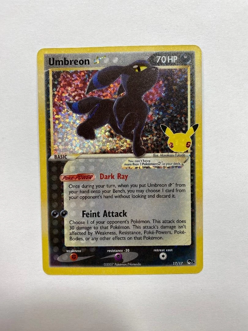 Umbreon Star 17/17 Celebrations: Classic Collection for sale | eBay