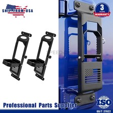 2x Foldable Door Hinge Step Pedals Foot Pegs Fit Jeep Wrangler Jk Jku 07-2018 2x Foldable Door Hinge Step Pedals Foot Pegs Fit Jeep Wrangler Jk Jku 07-2018