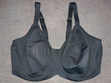 M S Sports Bra Ultimate Support 'Good Move' U/W Non-Padded Plain 42E Black BNWoT