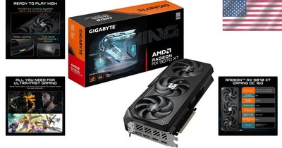 Powerful Radeon RX 9070 XT 16G Graphics Card with RGB for Gaming