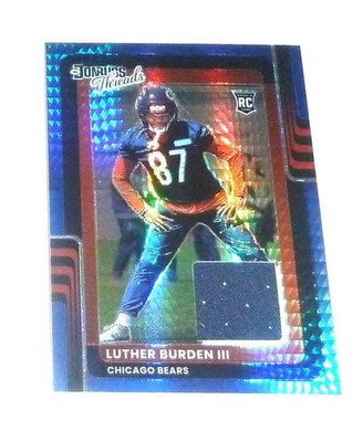 2025 Donruss Optic Thread JERSEY LUTHER BURDEN III BEARS RC Rookie