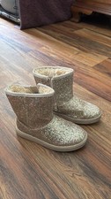 Cat Jack Girls glitter boots Size 1