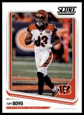 2018 Score Base Tyler Boyd Cincinnati Bengals 72