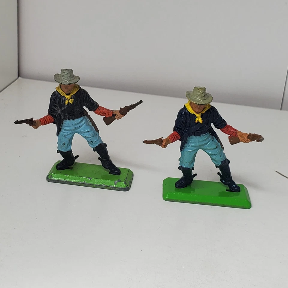 Lote de 12 figuras vintage de soldados de a pie de caballería de los Estados Unidos detalle de Gran Bretaña Foto 2 de 4