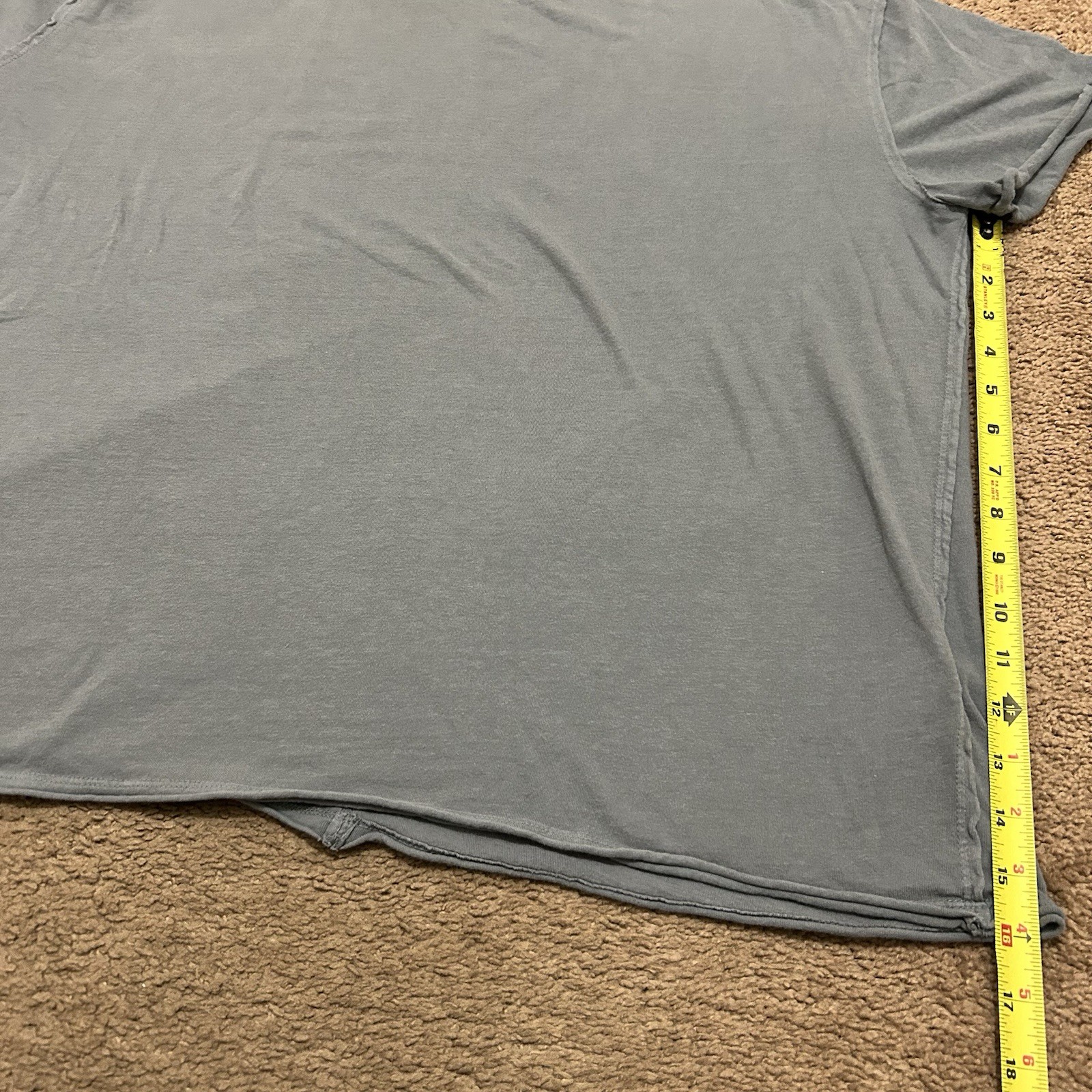 We The Free Oversized Basic Tee Size Medium Grayi… - image 3