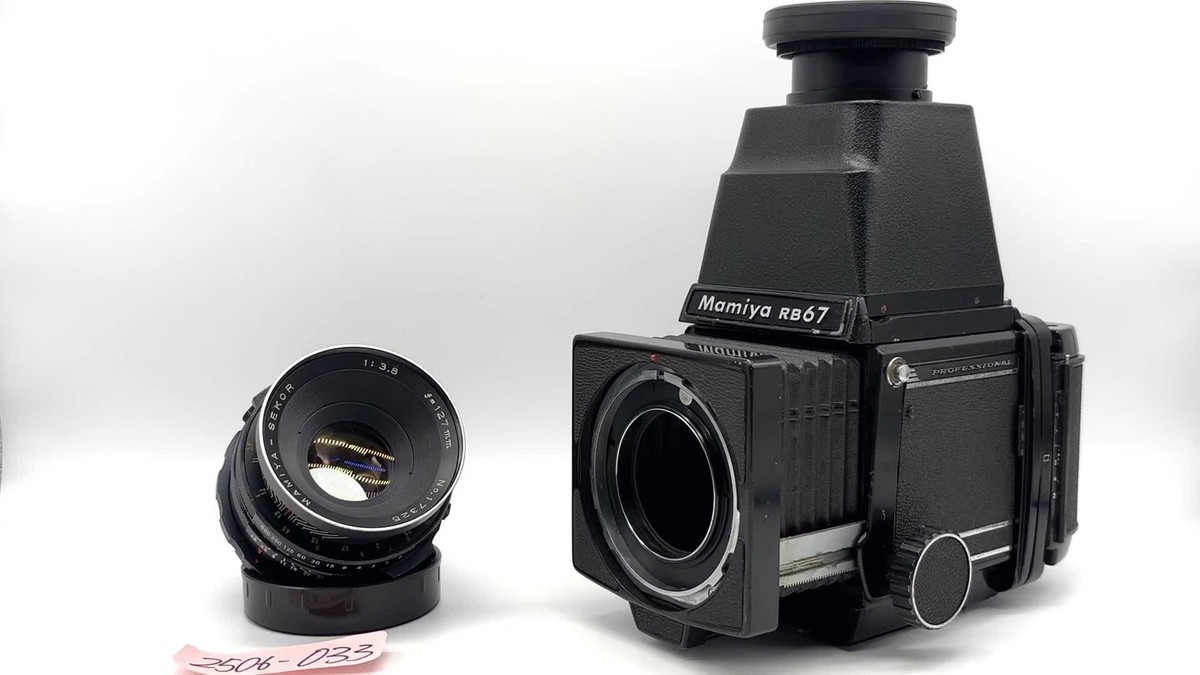 New Seals [Exc+4] Mamiya RB67 Pro + Sekor 127mm f/3.8 Lens 120
