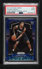 2019 Panini Prizm Rookie Fast Break Blue /175 Chuma Okeke #262 PSA 9 MINT 17ni