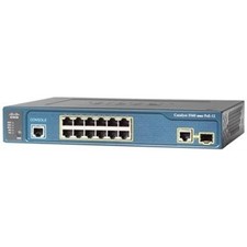 Cisco WS-C3560-12PC-S Cata 3560 12 10/100 PoE 1 T/SFP; IP Base Image Grade B