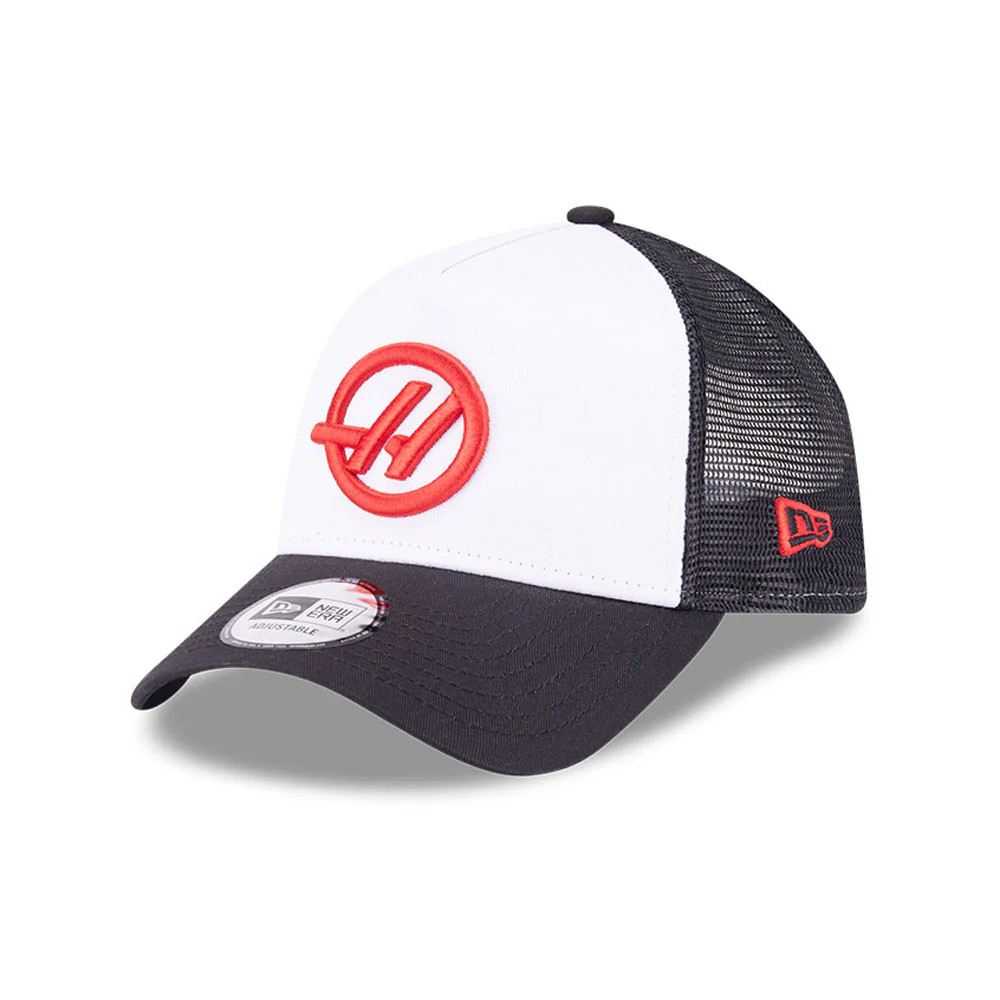 Haas F1 Trucker Cap Adults - Black/White
