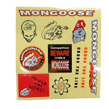Old School Mongoose BMX Bike Decals Stickers  Vintage 