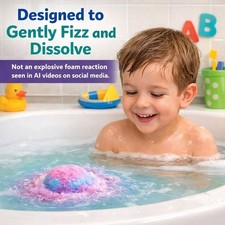 Bath Bombs for Kids with Surprise Toys Inside Plus Dinosaur Puzzle -