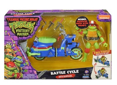 Turtle Cycle With Sidecar & Figure