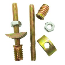 Montaggio Struttura Letto Facile con Connettore 4 in 1 Struttura in Ferro Robust