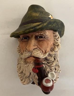 Vintage Bossons Bearded ''Tyrolean'' Man Chalk Head -1972