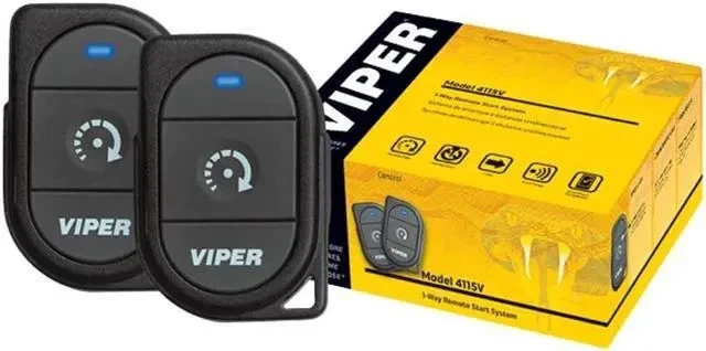 VIPER 4115V / 1-WAY CAR REMOTE START SYSTEM W/ (2) ONE BUTTON REMOTES **NEW** - Image 2 of 2