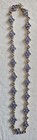 Sterling Silver (925) Gold Tone Necklace/Chain with Blue Crystals — photo 1