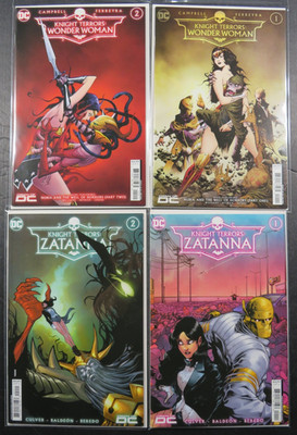 DC COMICS Knight Terrors Zatanna 1 2 Wonder Woman 1 2 Ravager 1 2 NM