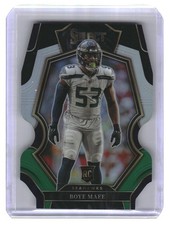 2022 Panini Select #191 Boye Mafe Black and Green Prizm Die Cut