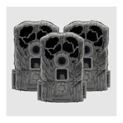 Stealth Cam Browtine 16MP 3 Pack Combo Durable Wildlife Cameras