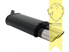 Sportauspuff Endschalldämpfer für Renault Twingo 1 2 x 76mm SR-Design
