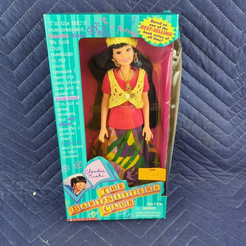 Vintage Baby Sitters Club Doll Claudia Kishi 1998 Scholastic Kenner - Picture 1 of 6