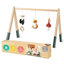 Wooden Baby Activity Gym – Montessori Play Gym for Babies | Encourages Motor ...